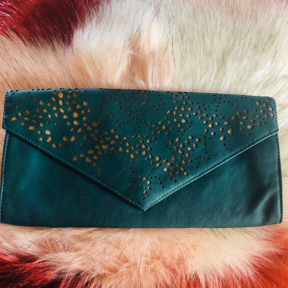 Teal Summer Clutch